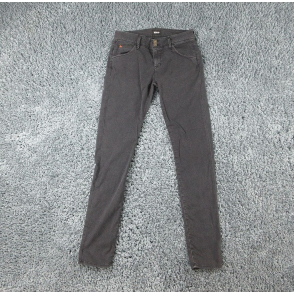 Hudson Pants Womens 27 Black Faded Straight 28x31.5*